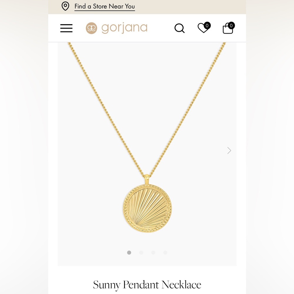 Gorjana Sunny Pendant Necklace